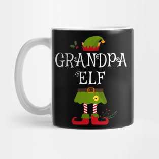 Grandpa Elf Shirt , Family Matching Group Christmas Shirt, Matching T Shirt for Family, Family Reunion Shirts Mug